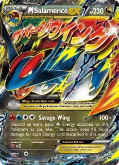 M Salamence-EX XY Black Star Promos