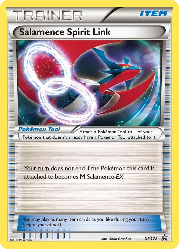 Salamence Spirit Link XY Black Star Promos XY172