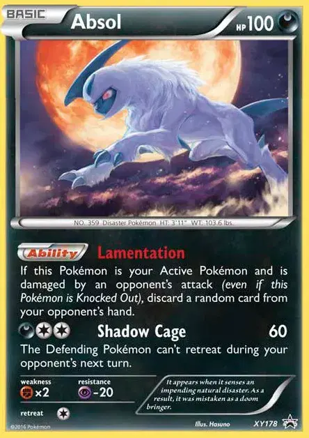 Absol XY Black Star Promos XY178