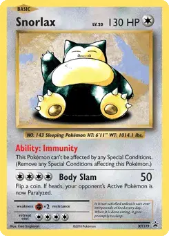Snorlax XY Black Star Promos