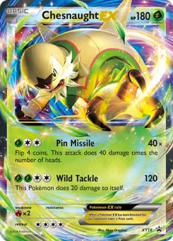 Chesnaught-EX XY Black Star Promos