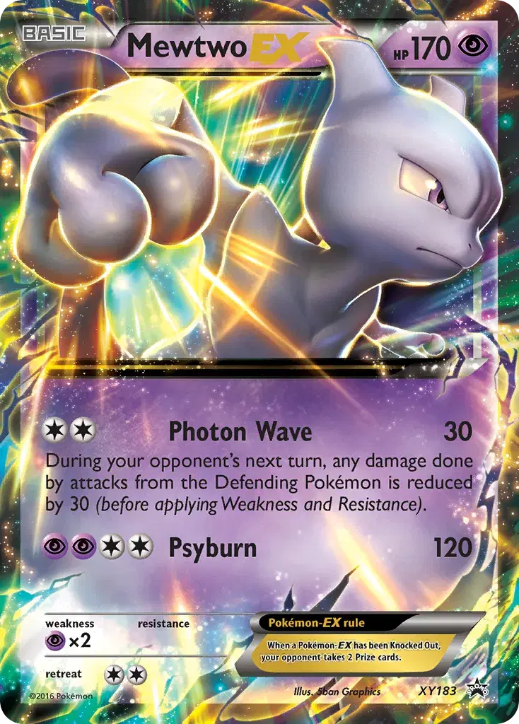 Mewtwo-EX XY Black Star Promos XY183