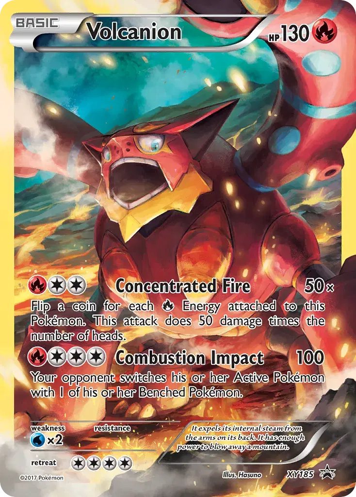 Volcanion XY Black Star Promos XY185