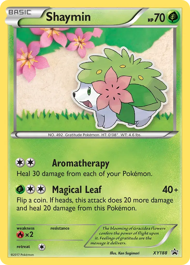 Shaymin XY Black Star Promos XY188
