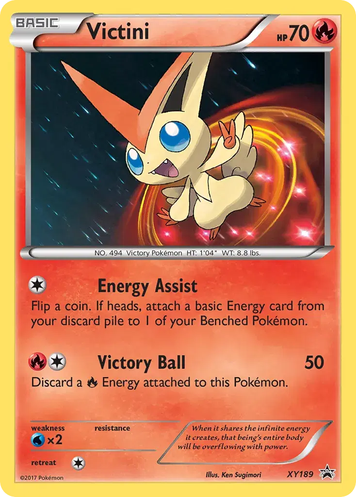 Victini XY Black Star Promos XY189
