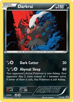 Darkrai XY Black Star Promos