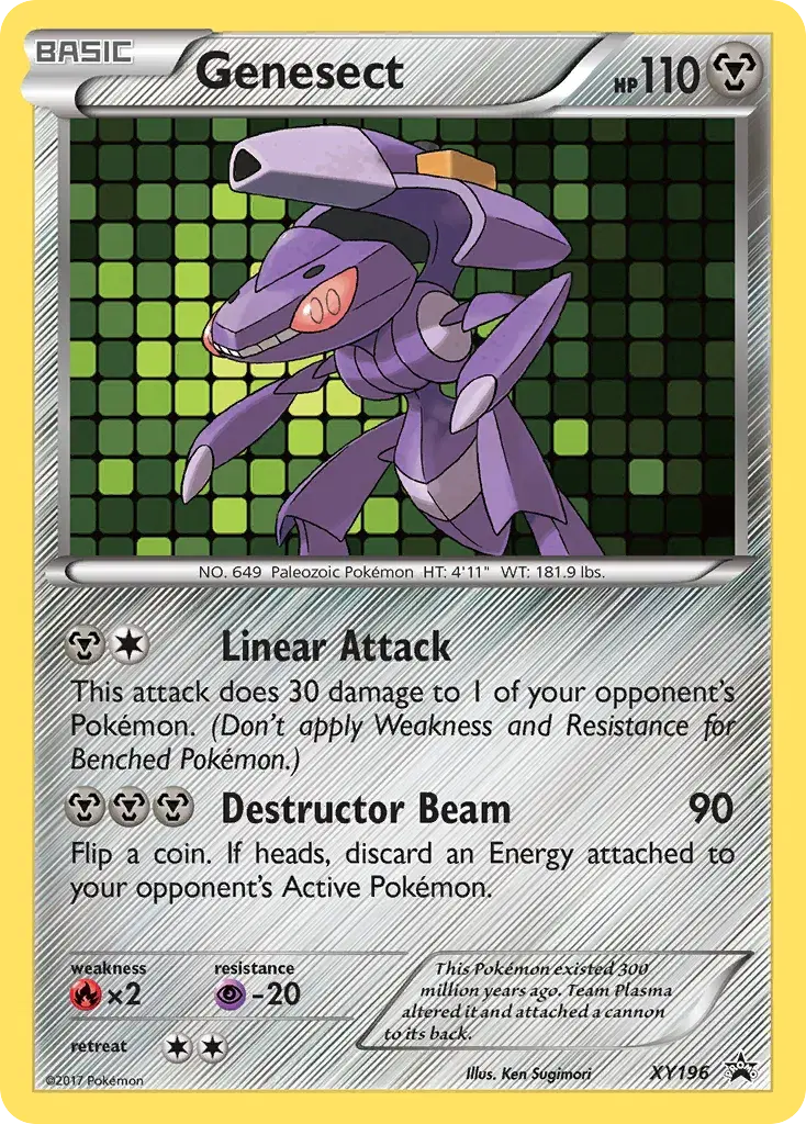 Genesect XY Black Star Promos XY196