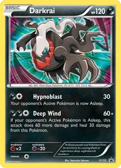 Darkrai XY Black Star Promos