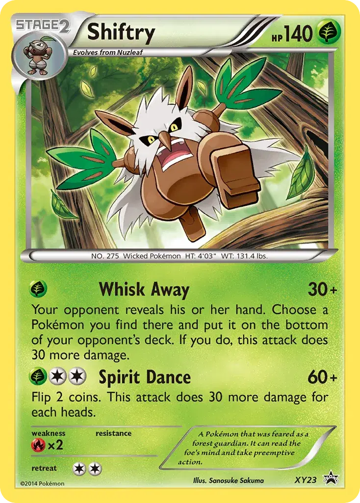 Shiftry XY Black Star Promos XY23