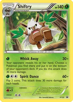 Shiftry XY Black Star Promos