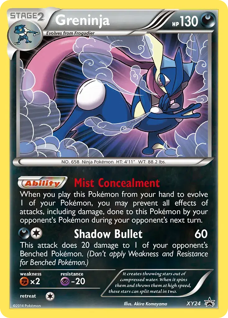 Greninja XY Black Star Promos XY24