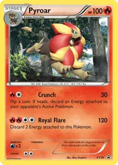 Pyroar XY Black Star Promos
