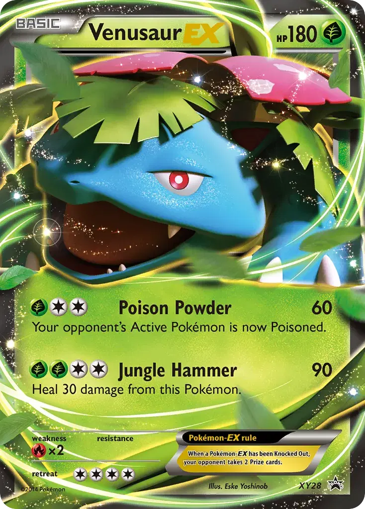 Venusaur-EX XY Black Star Promos XY28