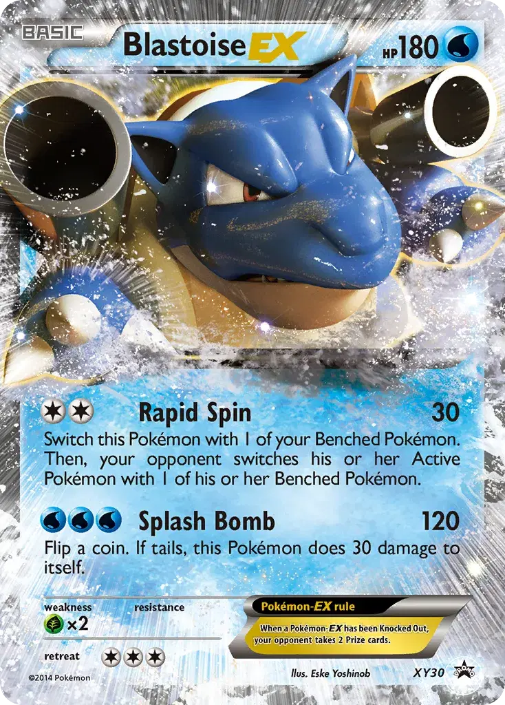 Blastoise-EX XY Black Star Promos XY30