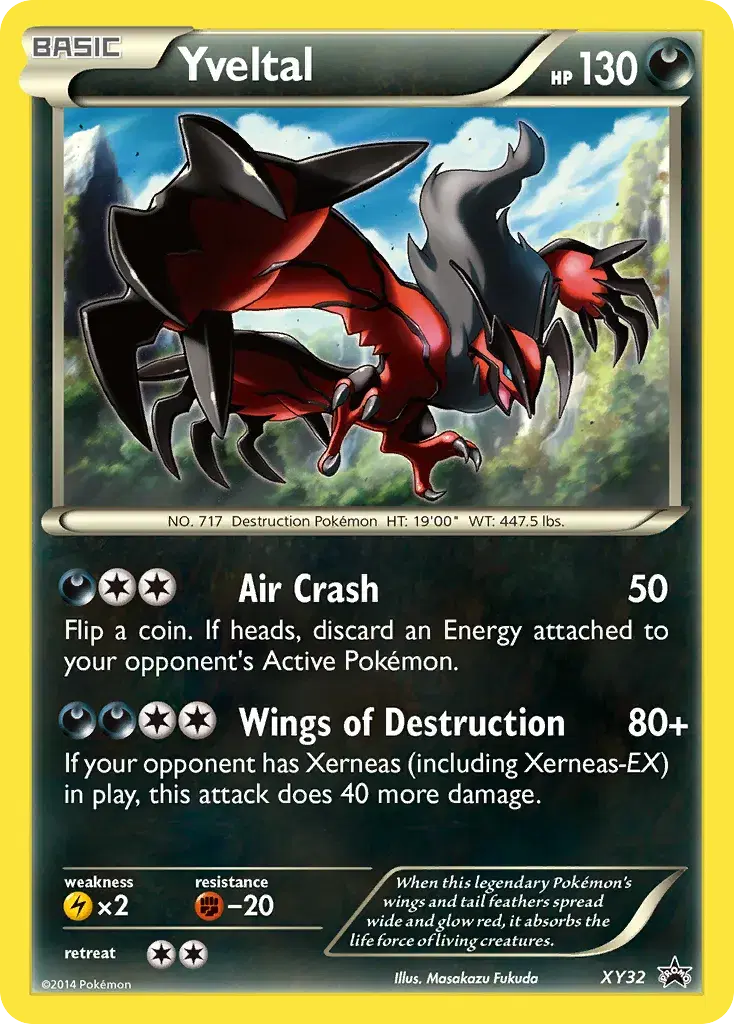 Yveltal XY Black Star Promos XY32