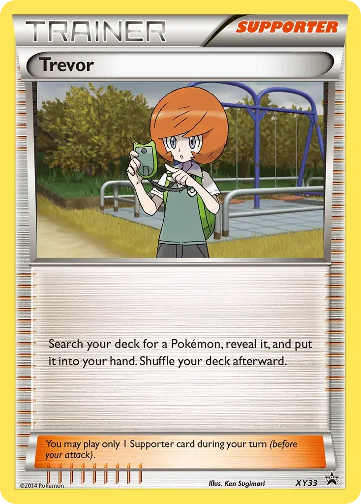 Trevor XY Black Star Promos XY33