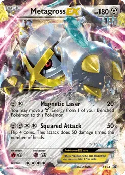Metagross-EX XY Black Star Promos