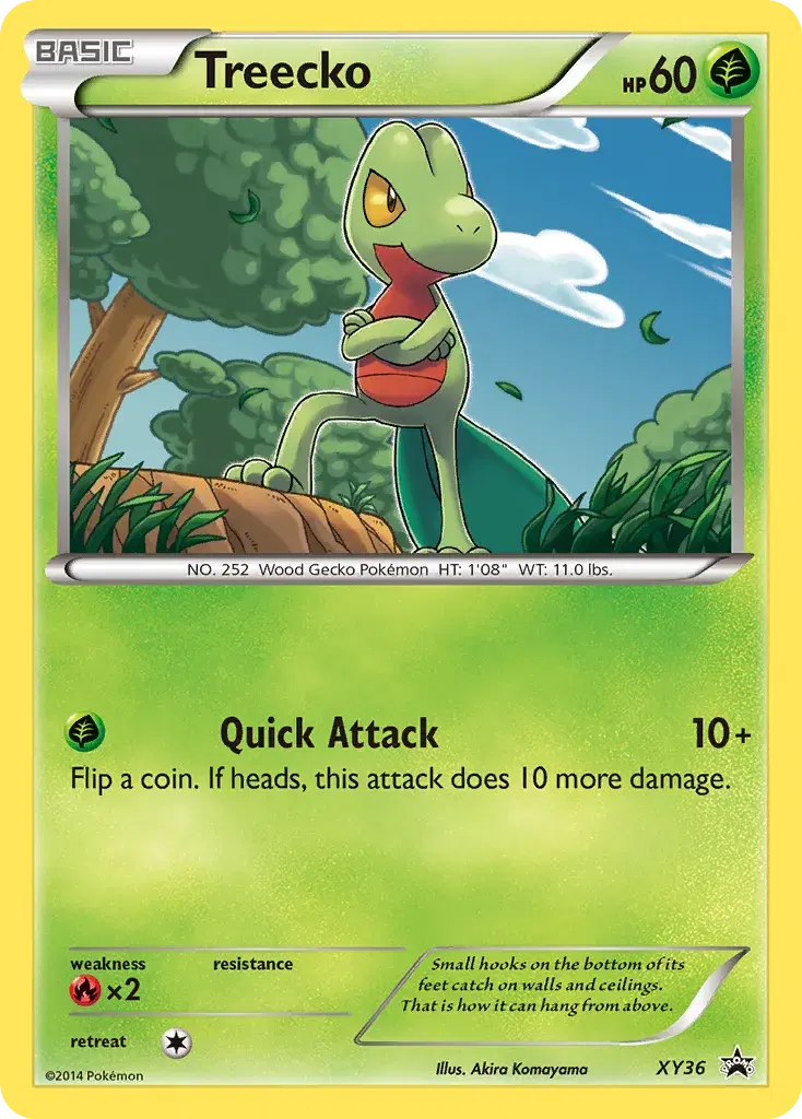 Treecko XY Black Star Promos XY36