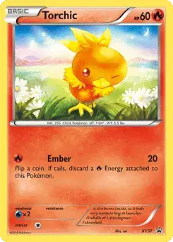 Torchic XY Black Star Promos