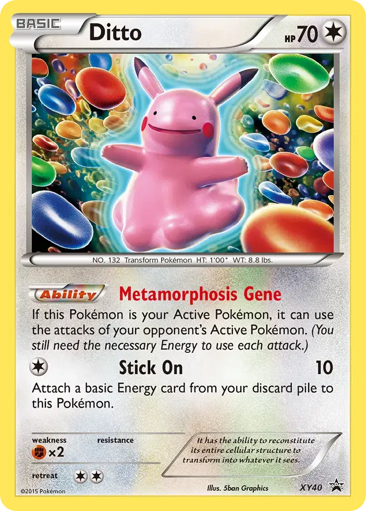 Ditto XY Black Star Promos XY40