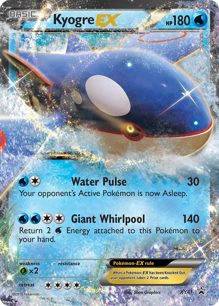 Kyogre-EX XY Black Star Promos XY41