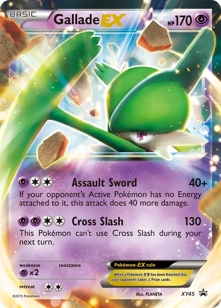 Gallade-EX XY Black Star Promos XY45