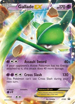 Gallade-EX XY Black Star Promos