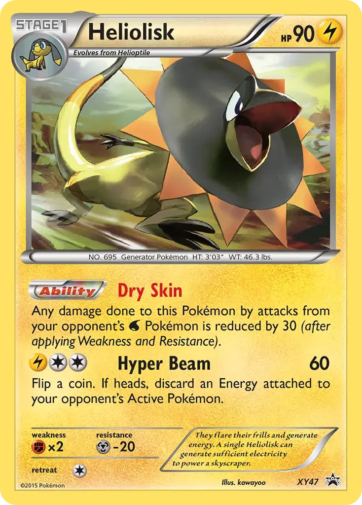 Heliolisk XY Black Star Promos XY47