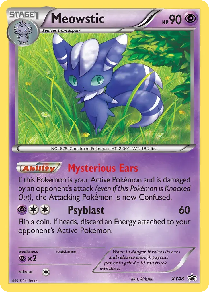 Meowstic XY Black Star Promos XY48