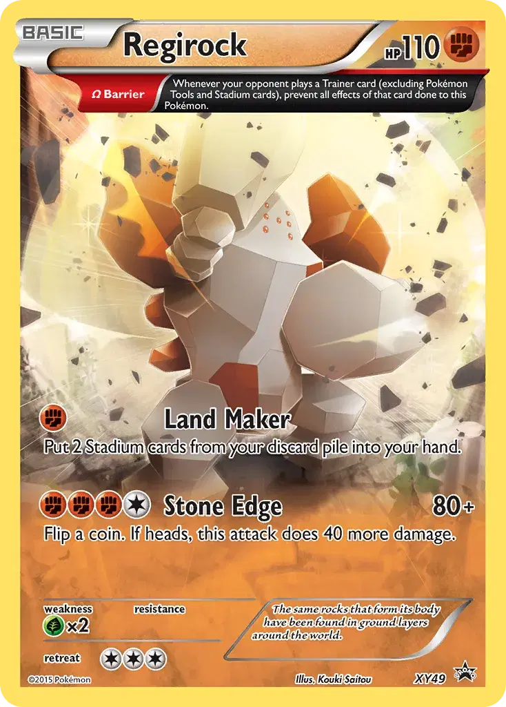 Regirock XY Black Star Promos XY49