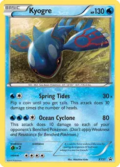 Kyogre XY Black Star Promos