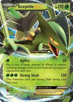 Sceptile-EX XY Black Star Promos