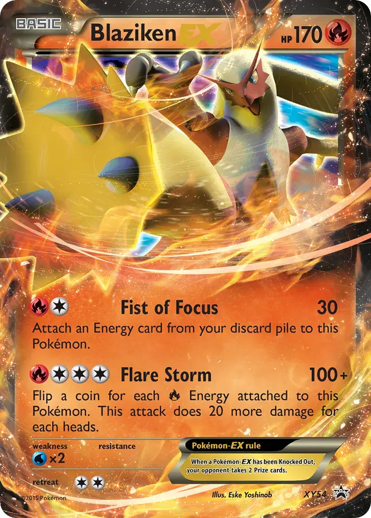 Blaziken-EX XY Black Star Promos XY54