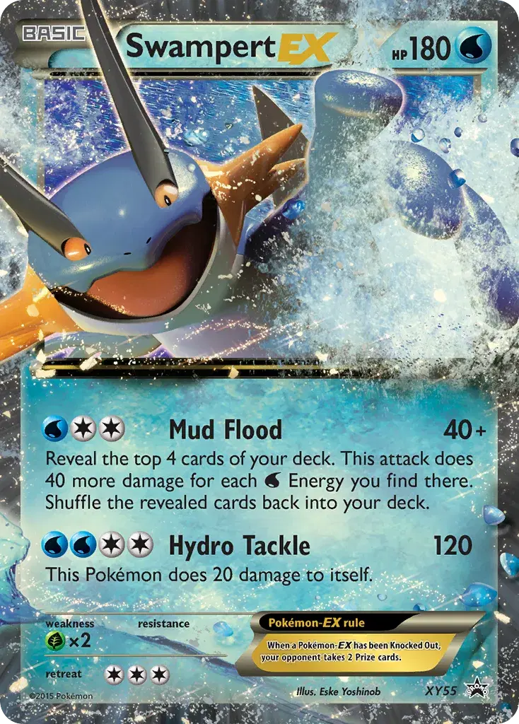 Swampert-EX XY Black Star Promos XY55