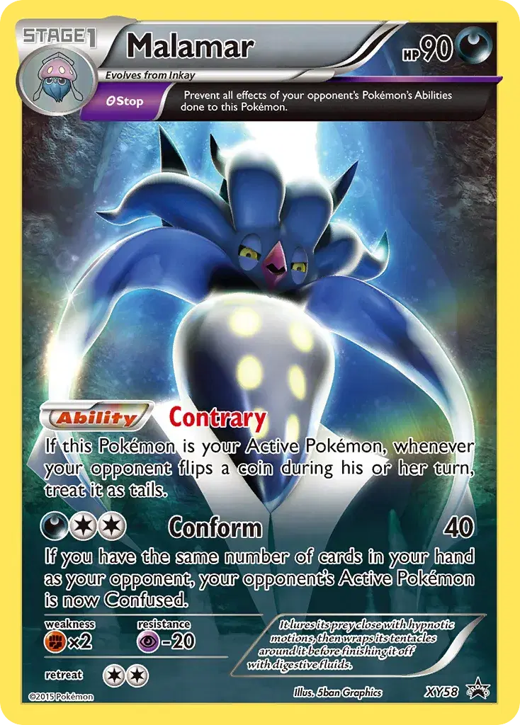 Malamar XY Black Star Promos XY58