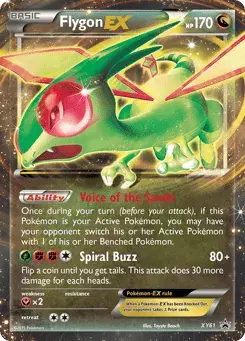 Flygon-EX XY Black Star Promos