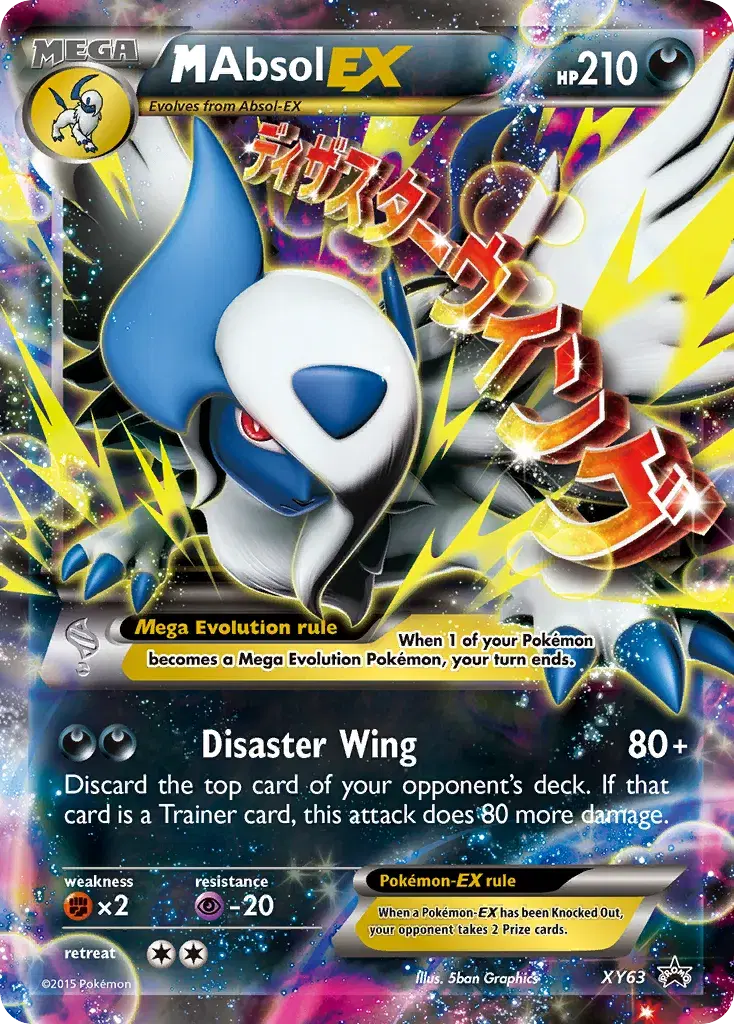 M Absol-EX XY Black Star Promos XY63