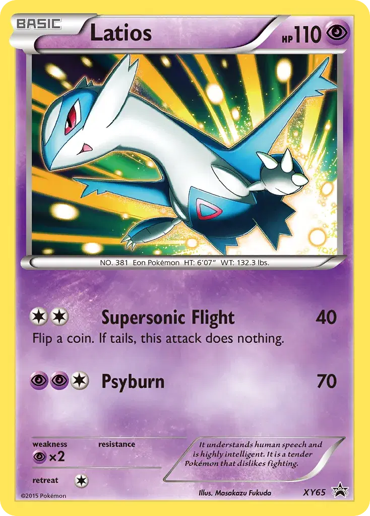 Latios XY Black Star Promos XY65
