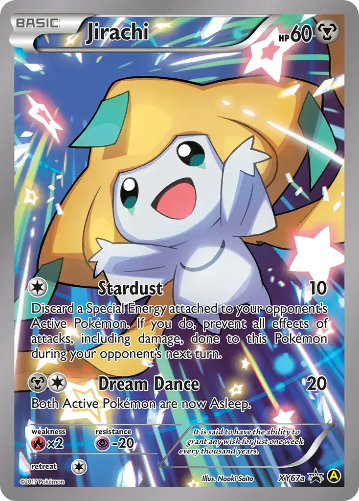 Jirachi XY Black Star Promos XY67a
