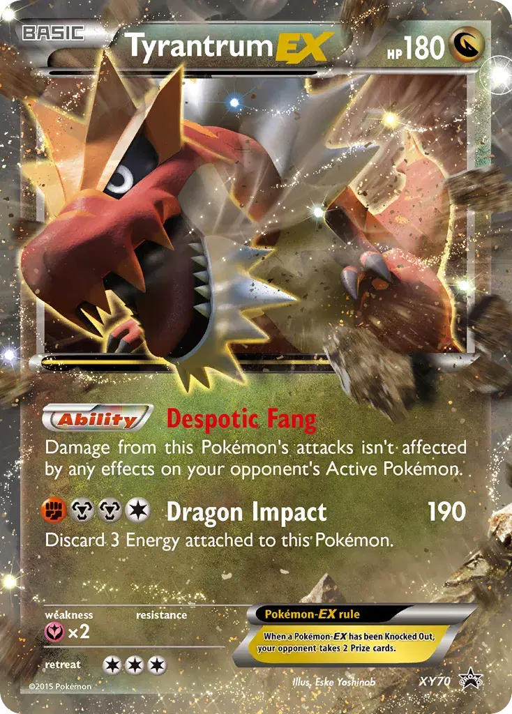 Tyrantrum-EX XY Black Star Promos XY70