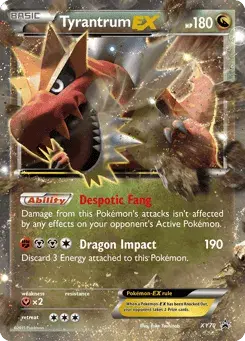 Tyrantrum-EX XY Black Star Promos