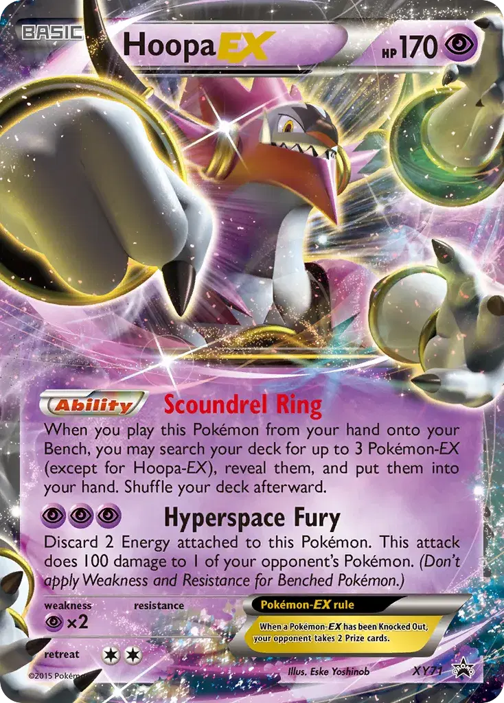Hoopa-EX XY Black Star Promos XY71