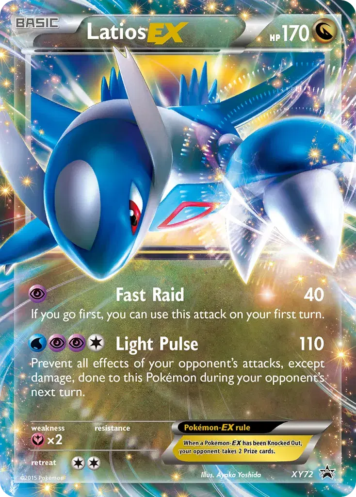 Latios-EX XY Black Star Promos XY72