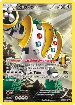 Regigigas XY Black Star Promos