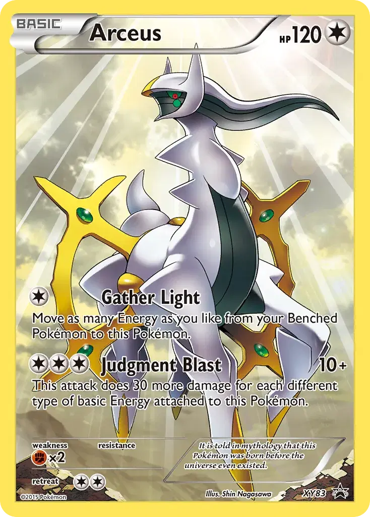 Arceus XY Black Star Promos XY83