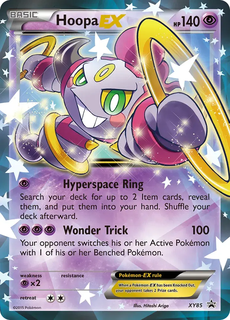 Hoopa-EX XY Black Star Promos XY85