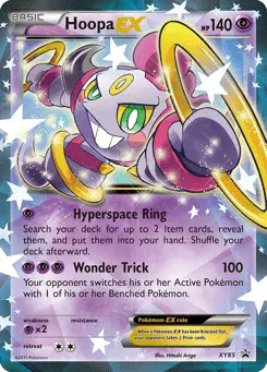Hoopa-EX XY Black Star Promos