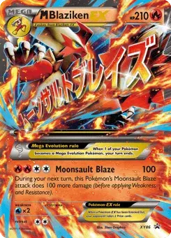 M Blaziken-EX XY Black Star Promos