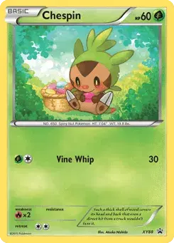 Chespin XY Black Star Promos