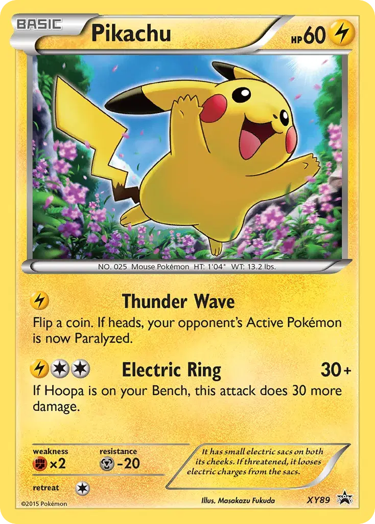 Pikachu XY Black Star Promos XY89